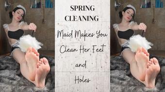 Maid Makes You Clean Her Feet and Holes - April 24, 2022 (thetinyfeettreat)
