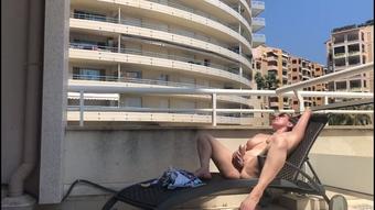 Vibrator Play on the Balcony (SuzieLove212)