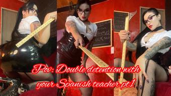 Pov: Double Detention With Your Spanish Teacher, Pt 1 (KimmyVampire)