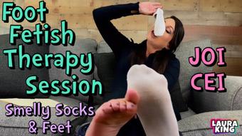 Foot Fetish Therapy Smelly Socks JOI CEI - August 13, 2022 (LauraKing)