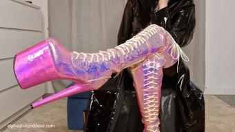 Holographic boots MindFuck part 9 (Alpha Diva Alexandra)
