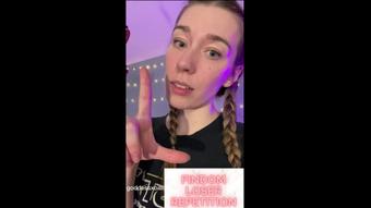 Findom Loser Repetition (Goddess Ally Etana)