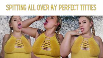 Spitting All Over My Big Tits - June 02, 2023 (MILF Nikki Lynn)