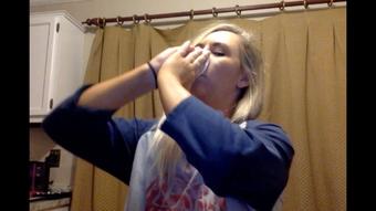 PICKING AND BLOWING MY NOSE TRUMPET ** TISSUE SNOWBALL (TABOOTHA_QUEENx)