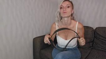 Babysitter Spanks With Belt (Lexi Snow)
