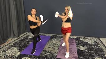 Roxy n Madison 4 Sneaker Workout (Custom Fetish)