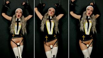 Punishment of a nun - Jul 11, 2022 (Lil cosplay slut)