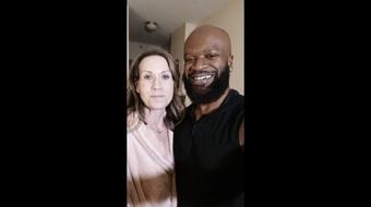 Mrs Lutz gets sensual massage from Doc Chocolate BTS - May 17, 2024 (Doc Chocolate BBC)