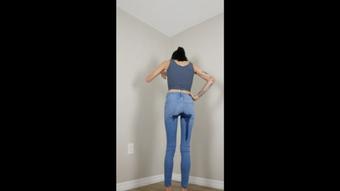 Stuck Zipper Jeans Wetting - August 13, 2023 (Liz Raw)