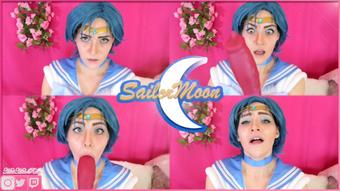 Sailor Mercury's Ahegao Blowjob (MissMilaRose)