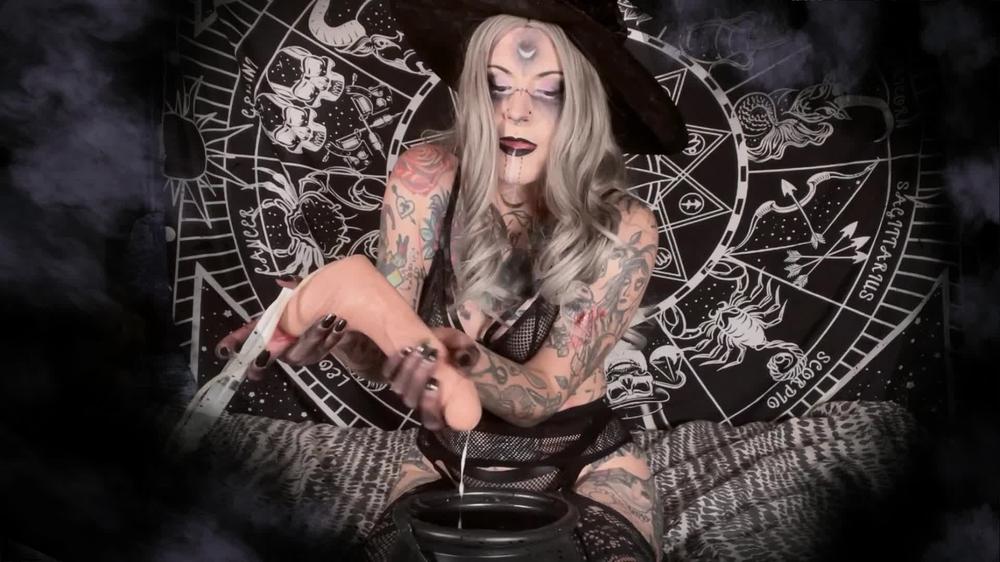 Witch Needs Piss Cum For A Messy Spell