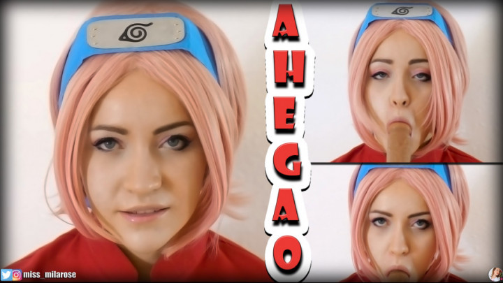 Sakura Haruno's Ahegao Blowjob