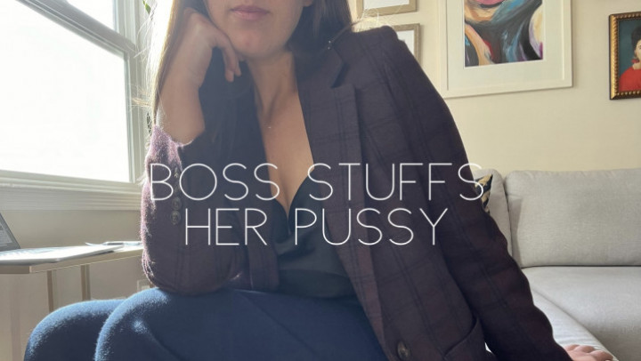 Boss stuffs pussy and makes you watch - March 10, 2023