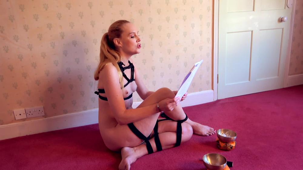 Ariel Anderssen Reading Meditation In Rope