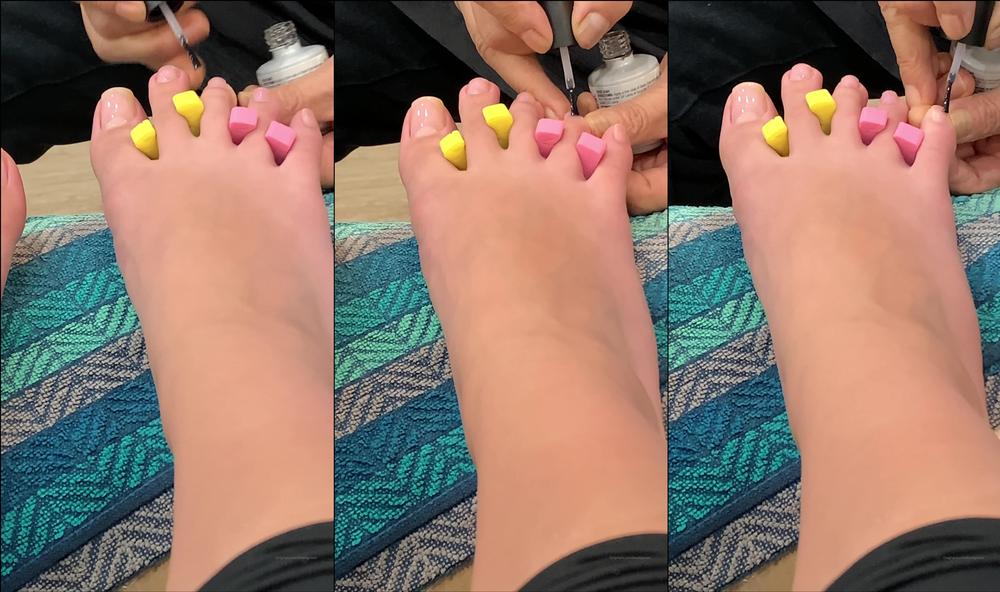 feetbysvett 03 11 2019 80563482 Do you think she likes her job  Would you love your job if you were her  Yes, I think so. 