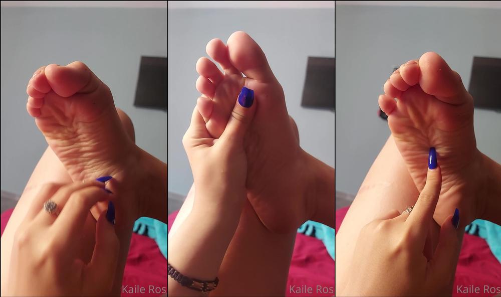 kaileros 01 01 2022 2317433555 Another video caressing my soles