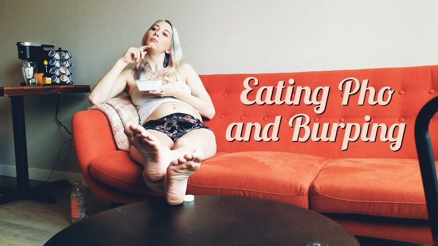 Eating pho and burping - Aug 25, 2021