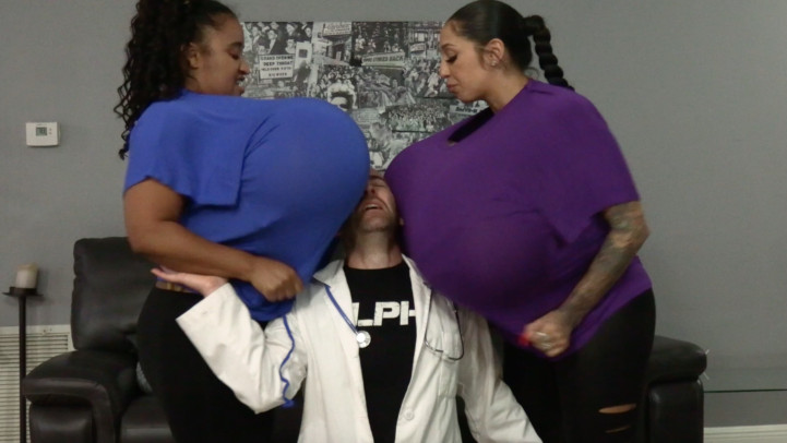 Dragon & Stefania Grow Giant Tits