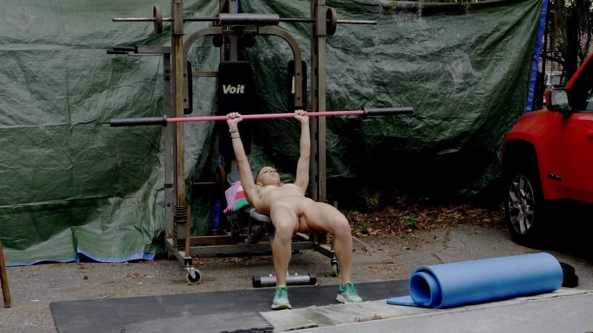 First Ever Outdoors Nude Workout Video - June 10, 2022