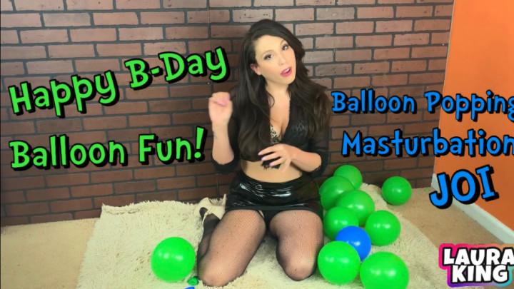 Happy Birthday Balloon Popping Fun JOI - April 21, 2022