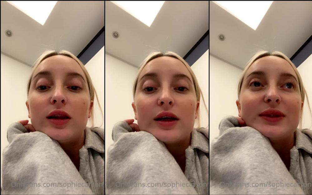 sophiecarson 296166925 2022 03 25 don t mind me just being a sensitive bitch goodnight hehe xo