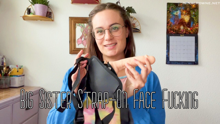 Big Sister Strap-On Face Fucking