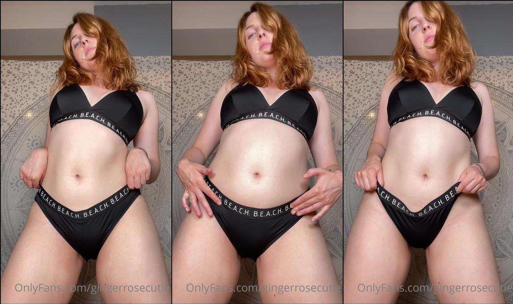 gingerrosecutie 02 07 2022 2502754724 it s an itty bitty bikini. i love to stay classy and wear black.