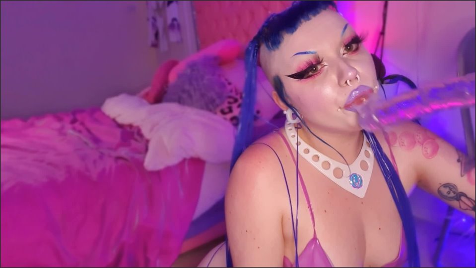 Aliend0Ll Sloppy Deepthroat Training Alien Bimbo