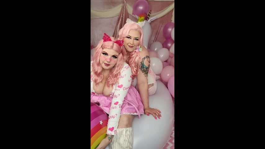 daddy's girls fill balloon room - January 16, 2022