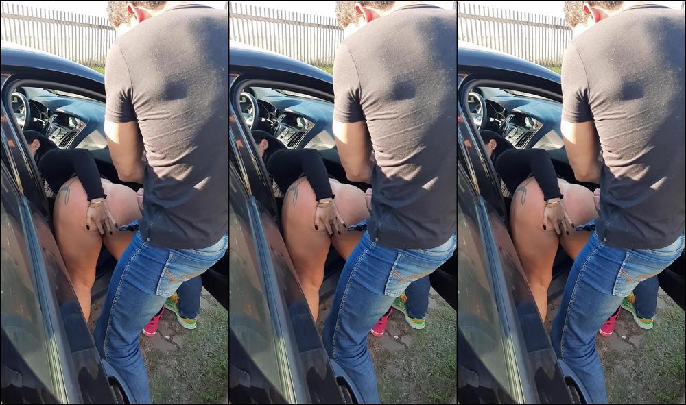 Monicasanthiagoxxx Fucking In The Car Lot
