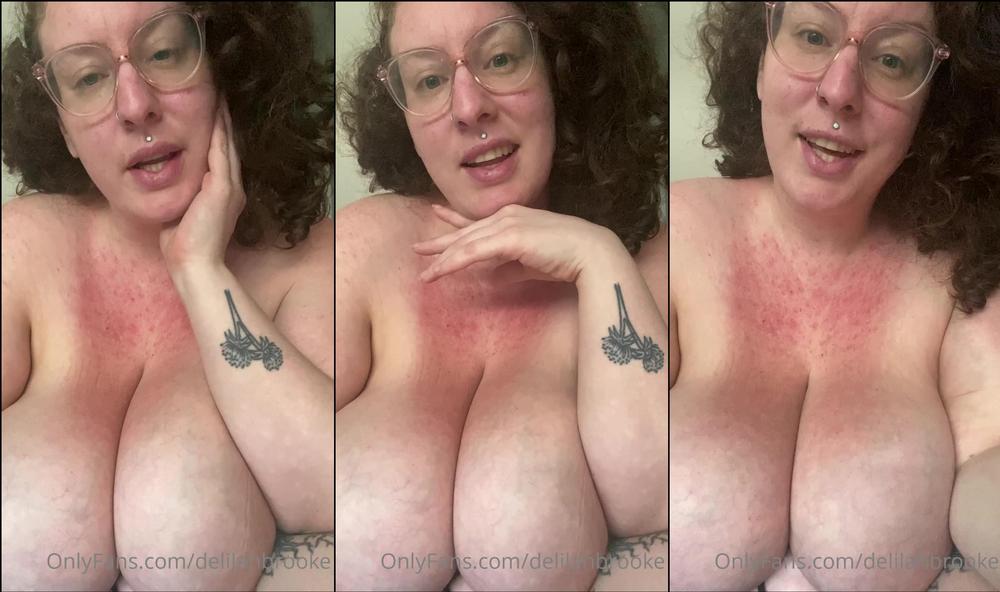 delilahbrooke 12 07 2021 2160889670 a little sleepy in the moment life update to start our week come chat with me while i