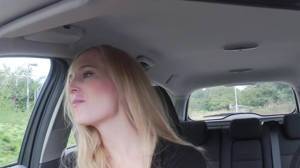 Ariel Anderssen Feasting On A Juicy Pear In The Car