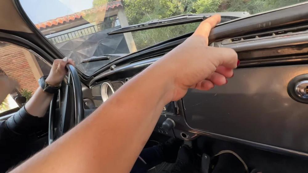 Real Cranking Adventures - Karlotta Uses Barbara Car For A Ride