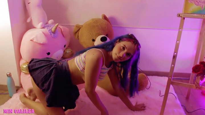 Mingalilea Riding And Sucking Dildo In My Pink Plac