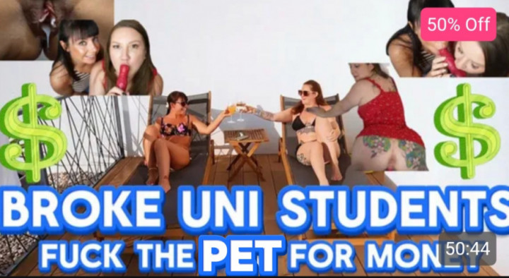 Broke Uni Students Fuck The Pet For Money - January 31, 2025