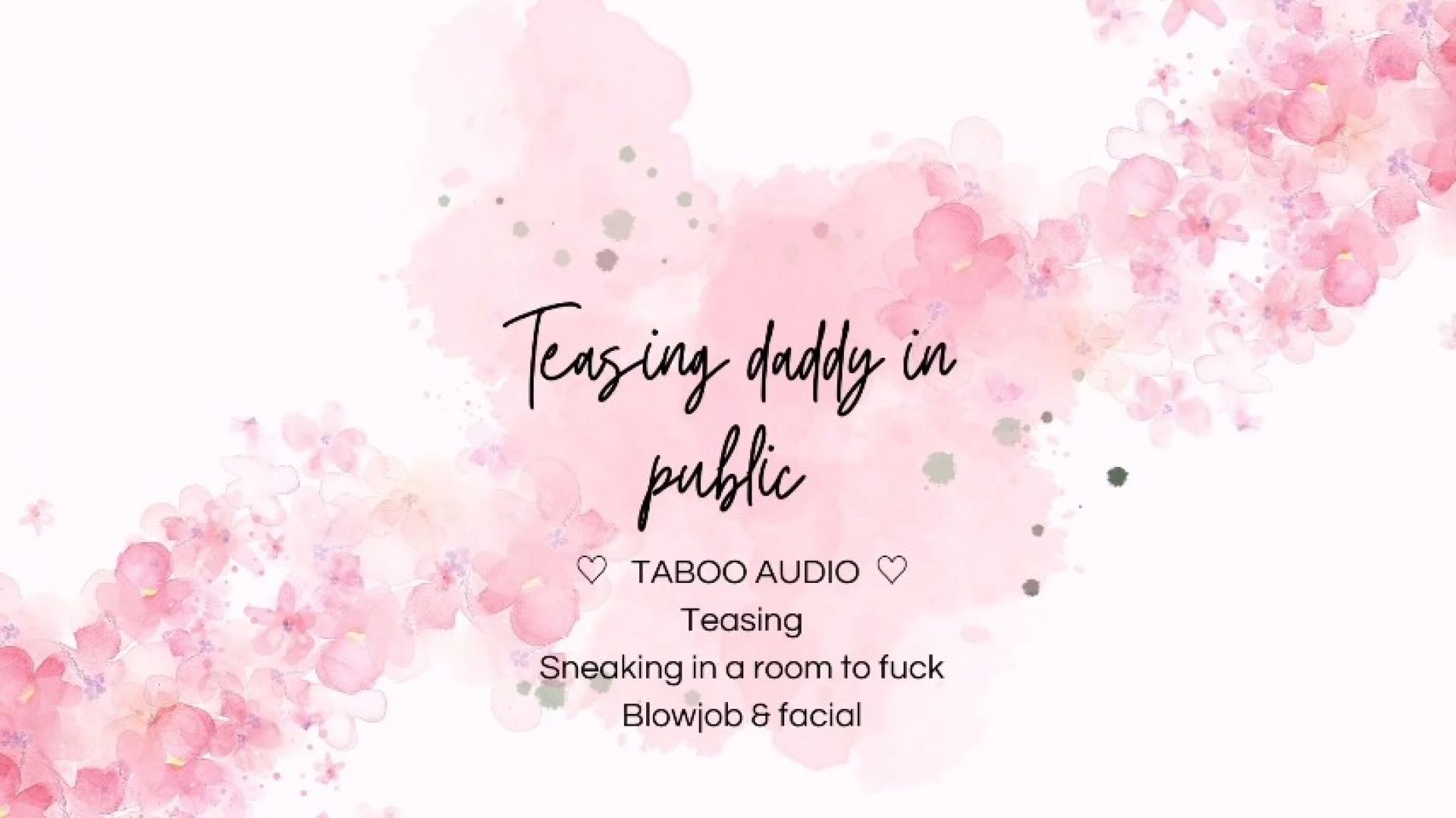 Teasing daddy in public