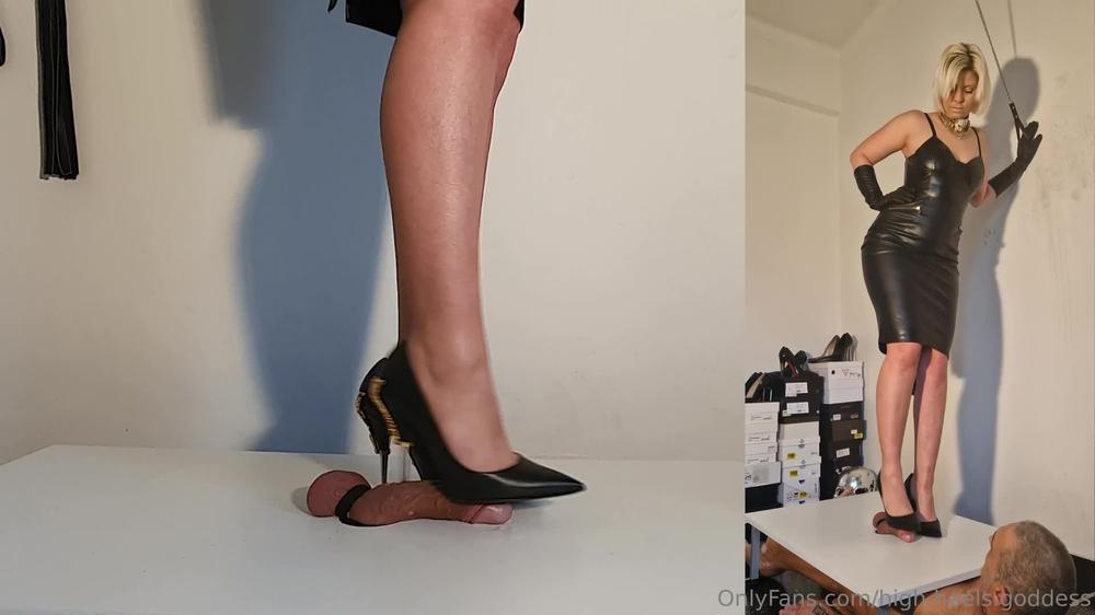 high.heels.goddess 26 04 2023 2851309612 lady latisha cb trample board versace stilettos soft shoejob uhd 4k as a stiletto qu