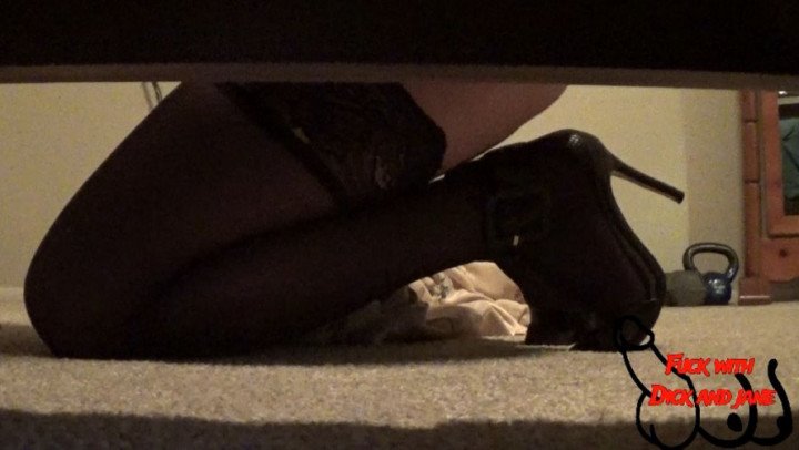 Fuck W Dick And Jane Under The Bed Cuckold Watches Wife Cheat
