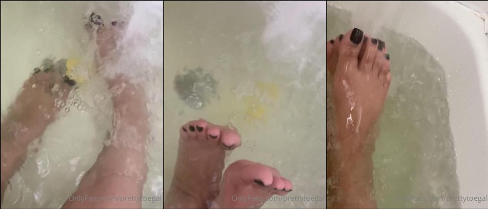 itsnese 04 10 2020 1015403315 video of my toes playing around with a bath bomb in the tub over 4 mins