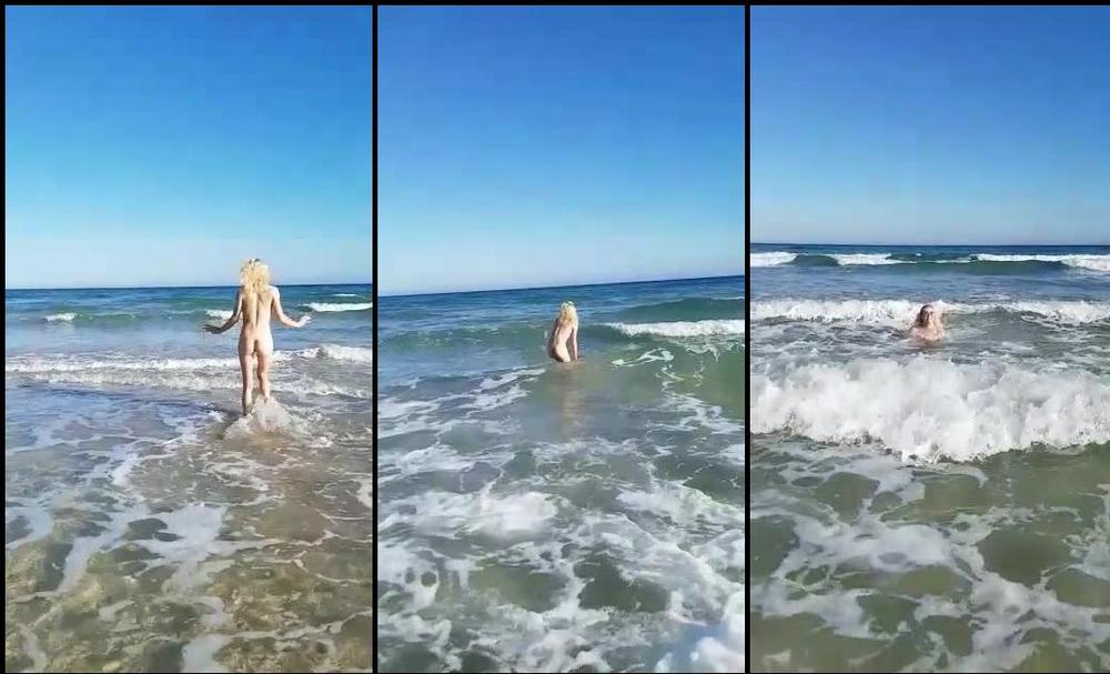 aprilpaisleyofficial 04 12 2018 17301768 Skinny dipping in the sea yesterday clip so cold at first but so much fun xxx