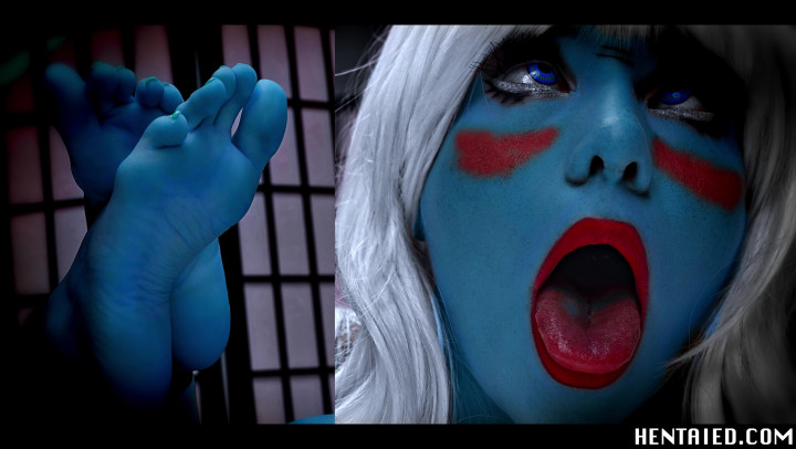 JOI - Blue Alien - Red Pussy