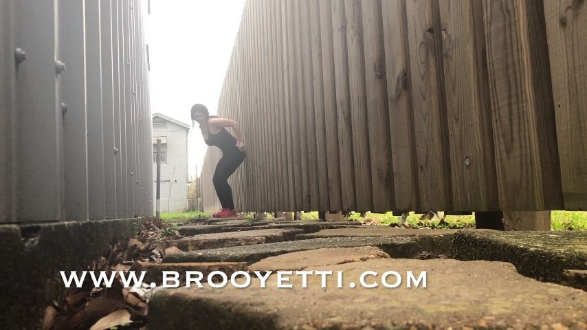 PEEING OUTSIDE