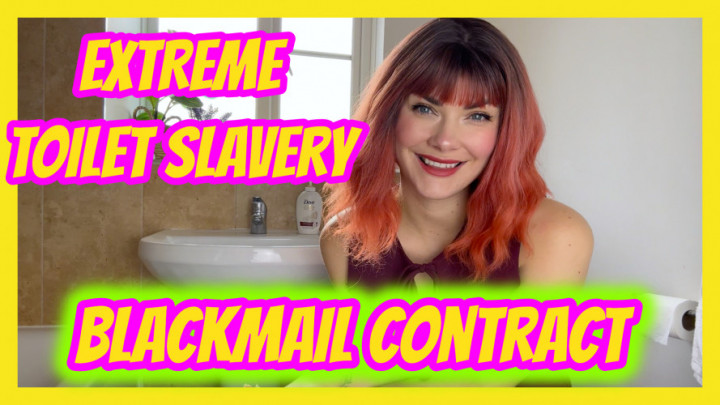 EXTREME Toilet Slavery Blackmail Contract - February 08, 2025