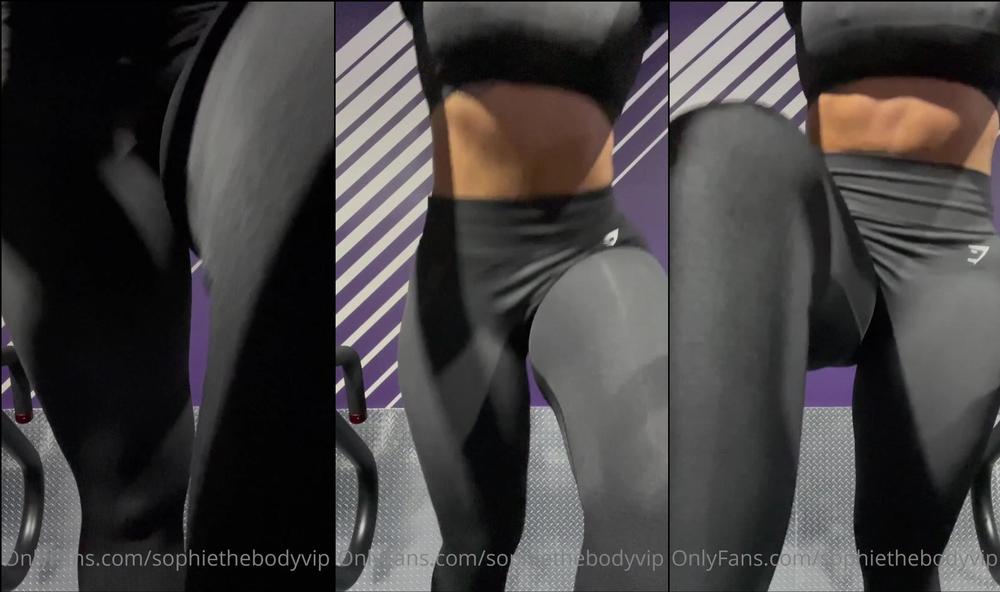 sophiethebodyvip 08 03 2021 2049702452 Up close and personal on the stair master. Do you ever thinking about fcking while youâ
