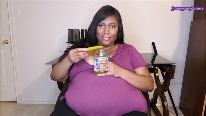 Josie4Yourpleasure Craving Pickles And Growing Bigger Hd