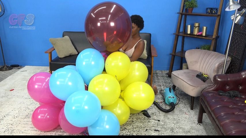 Sasha Machine Pops Multiple Balloons 4K