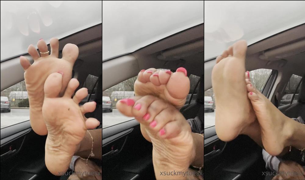 goddessmimisfeet 111004991 2021 02 18 let me play with my feet while you drive me to go get some food and i ll love you forever