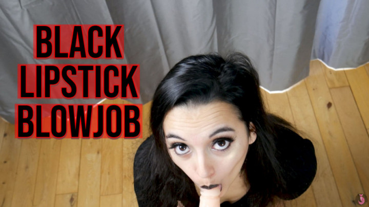 Black Lipstick Blowjob