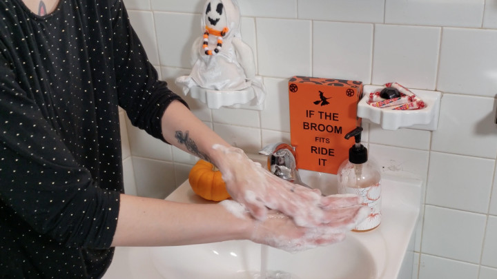 Sexy Sudsy Halloween Hand Washing