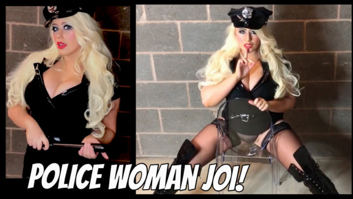 Cruel and Dominant -  Police Woman JOI - October 04, 2022